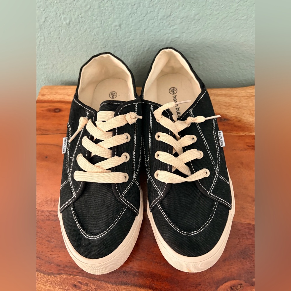 Black Canvas Sneakers
